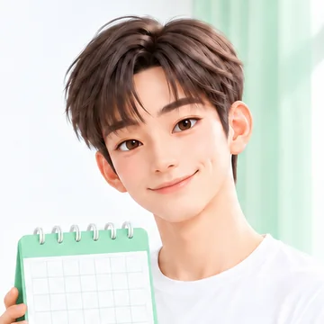 KT 정보이용료현금화 달력을 들고 날짜를 짚어 보는 남성 24시 바로